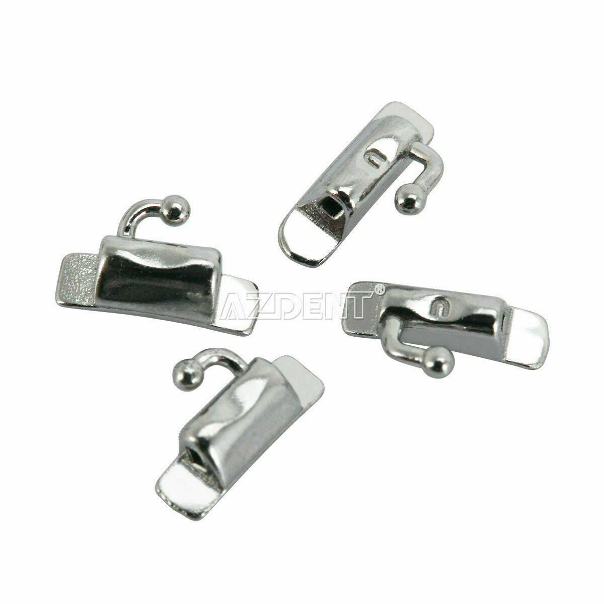 100Pack Dental Buccal Tube Non-Convertible Roth 022" U1L1 Weldable For 1st Molar