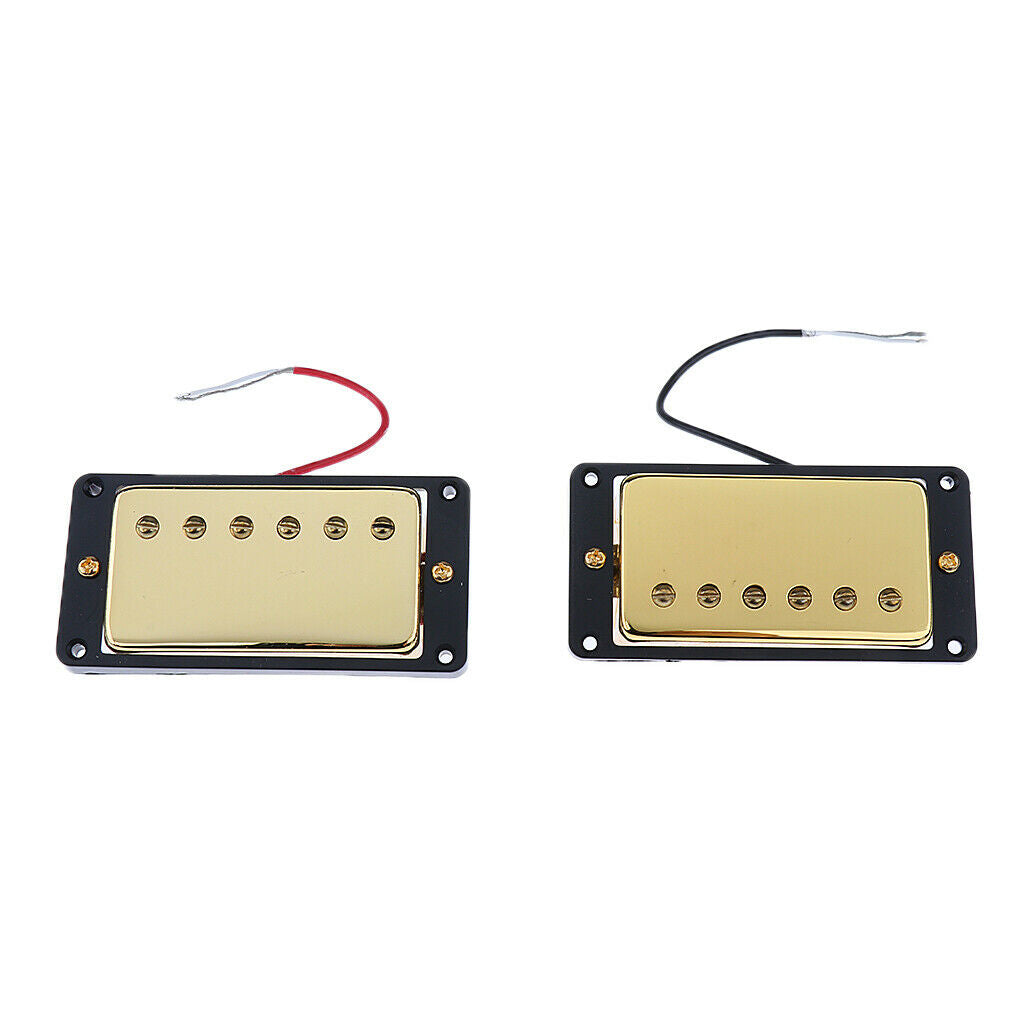 Golden Humbucker Pickup with Circuit Wiring for Gibson LP   Guitar