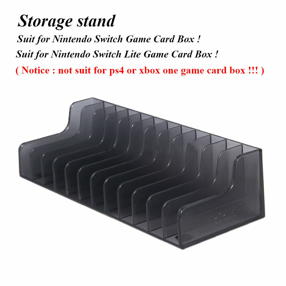 2 pcs for Switch NES Console Game Card Box Storage Stand Holder for Switch Lite