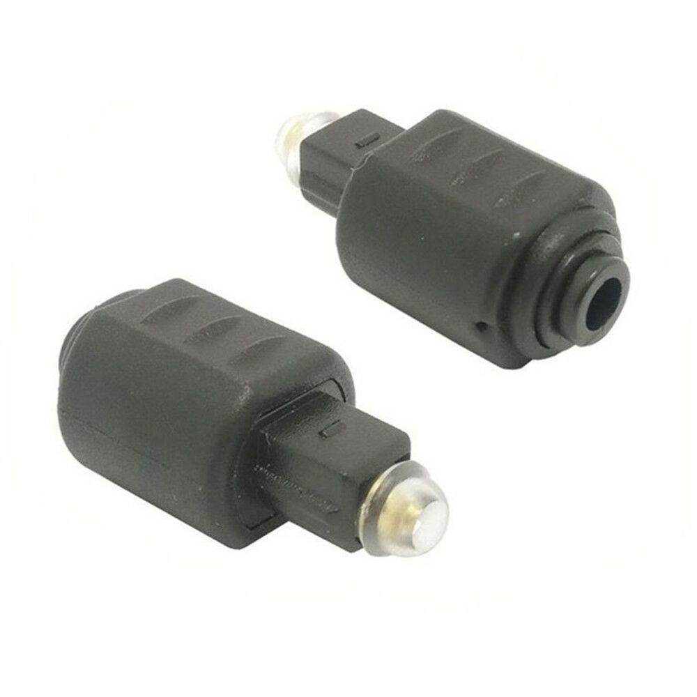 3.5mm Female Jack Plug to Digital Toslink Male Optical Audio Adapter New
