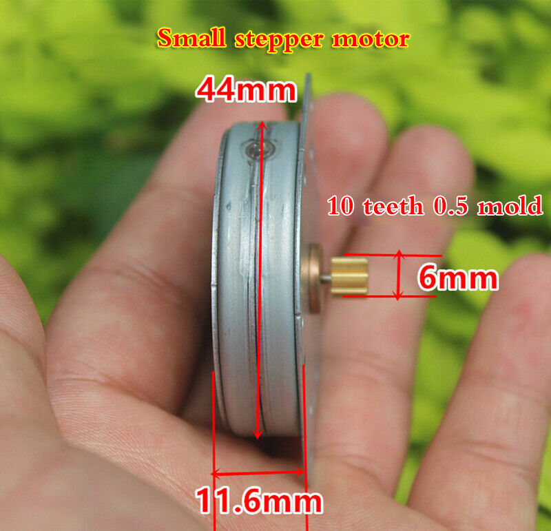1pcs DC 12V stepping motor step angle 3.6° micro thin stepping motor