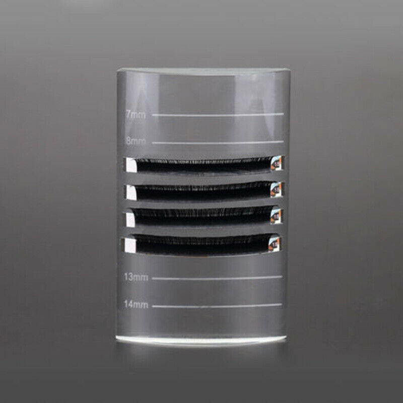 Eyelash Extension U Curved Crystal Glass Eye Lash Stand Pallet Holder Lash Tray