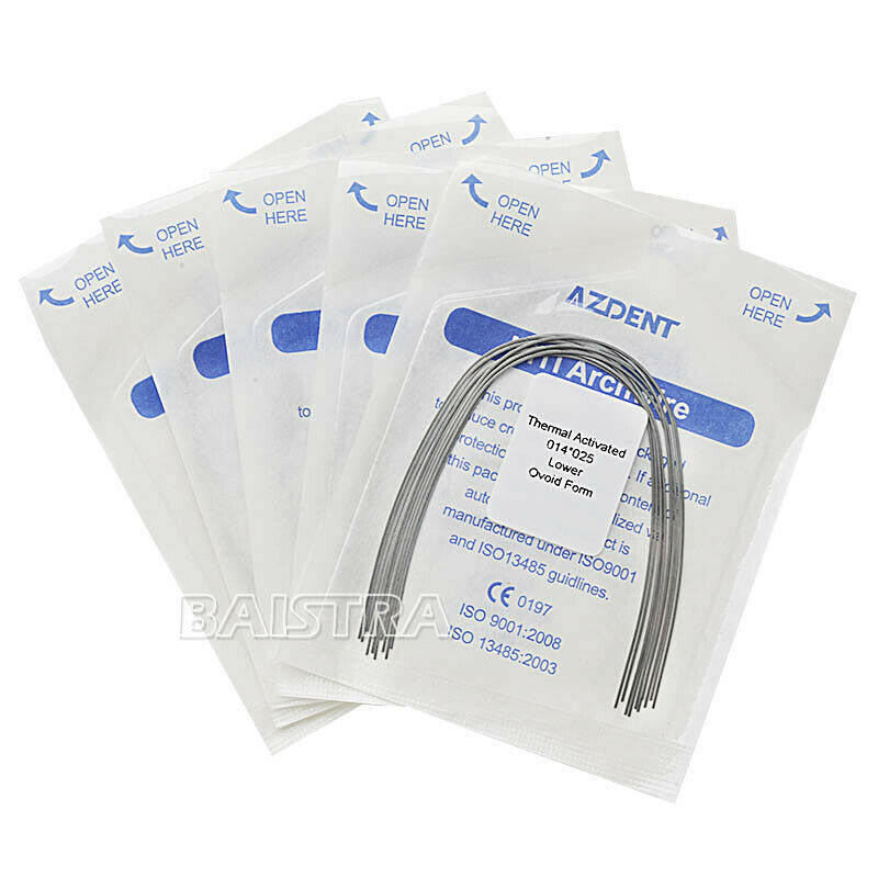200 X Dental Orthodontic Heat Thermal Activated Rectangular Wires 14*25Lower
