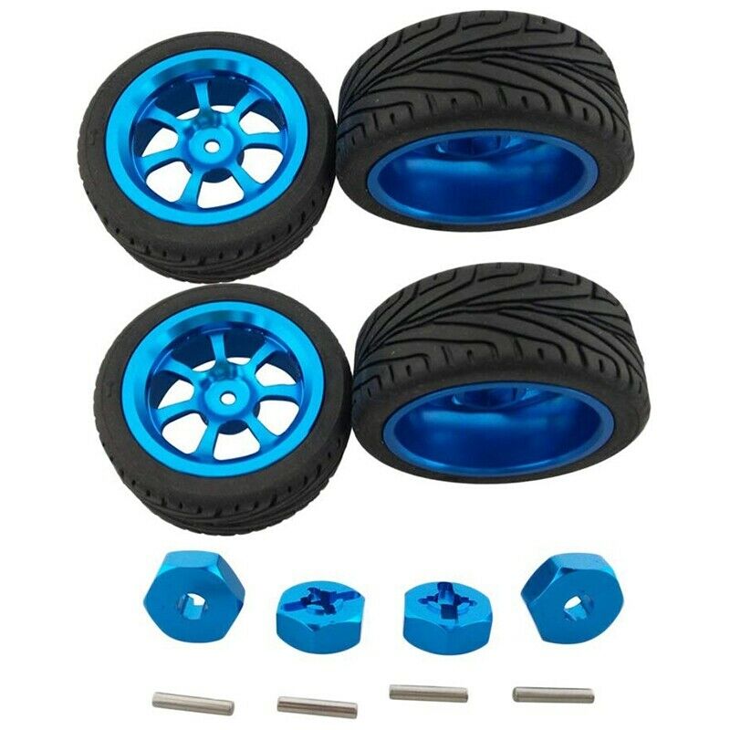 RC Wheel Tires with Hex Nut for 1/18 Wltoys A959-B A979-B A959 A969 A949 A979 U6