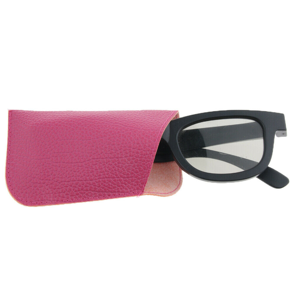 10 Pieces Eyeglasses Sunglasses Protector Box Pouch Glasses Case Purple