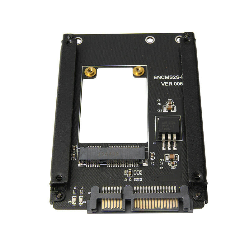 mSATA PCI-E SSD to 2.5" SATA 3.0 6Gbps Adapter Card Expansion Converter card