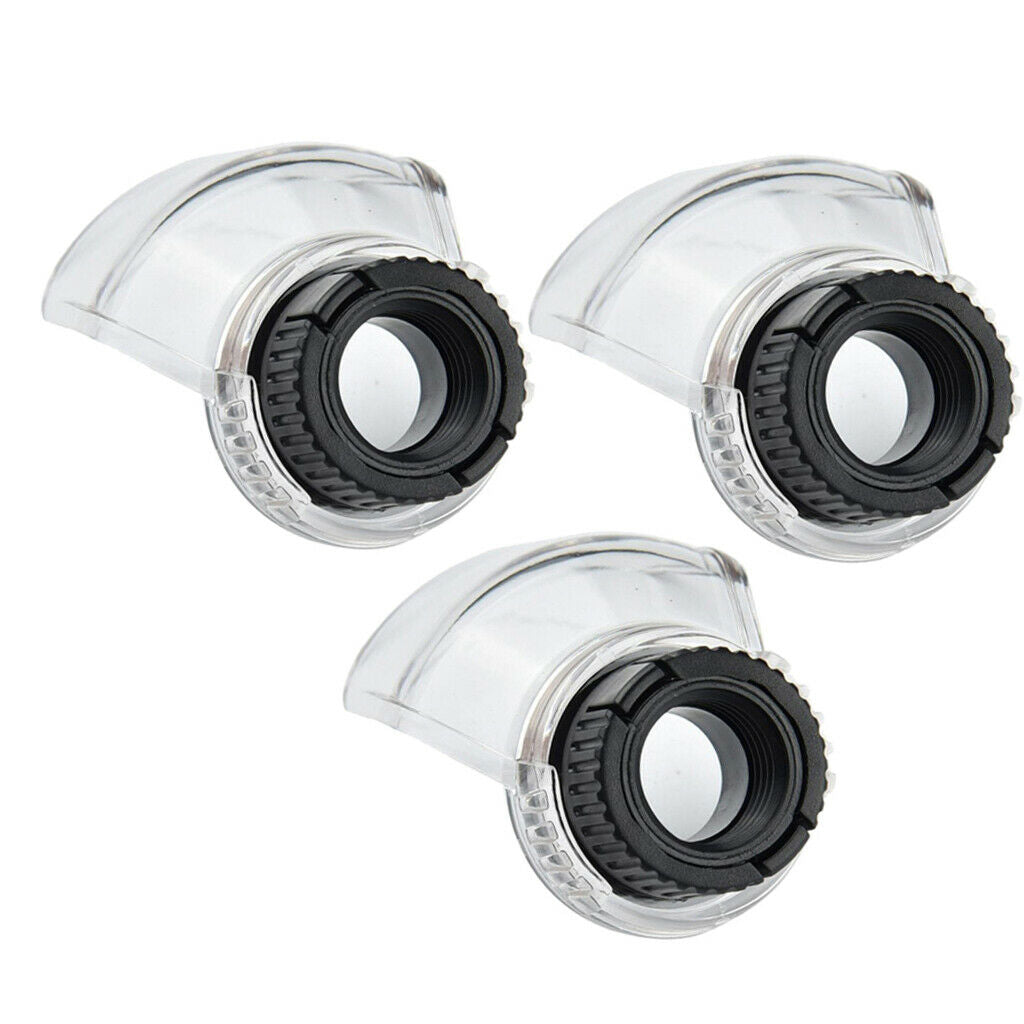 3pcs Safety Protective Cover Electric Grinder Transparent Cover Shield Drill