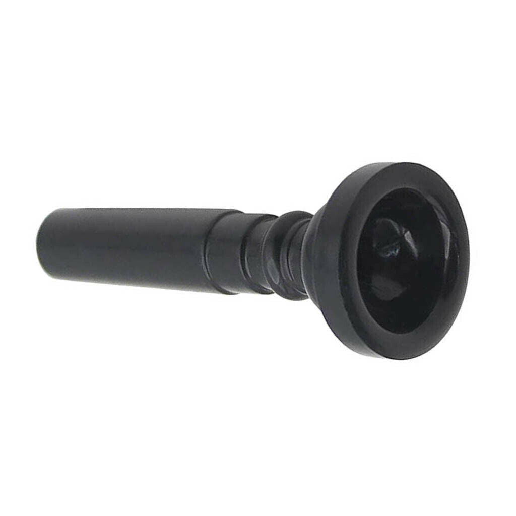 5 Pieces ABS Plastic Trumpet Mouthpiece for Trumpet Accessories Black