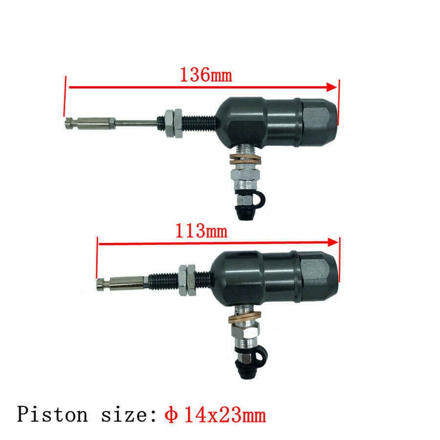 Piston Motorcycle hydraulic hand clutch master cylinder rod  transfer pump RED