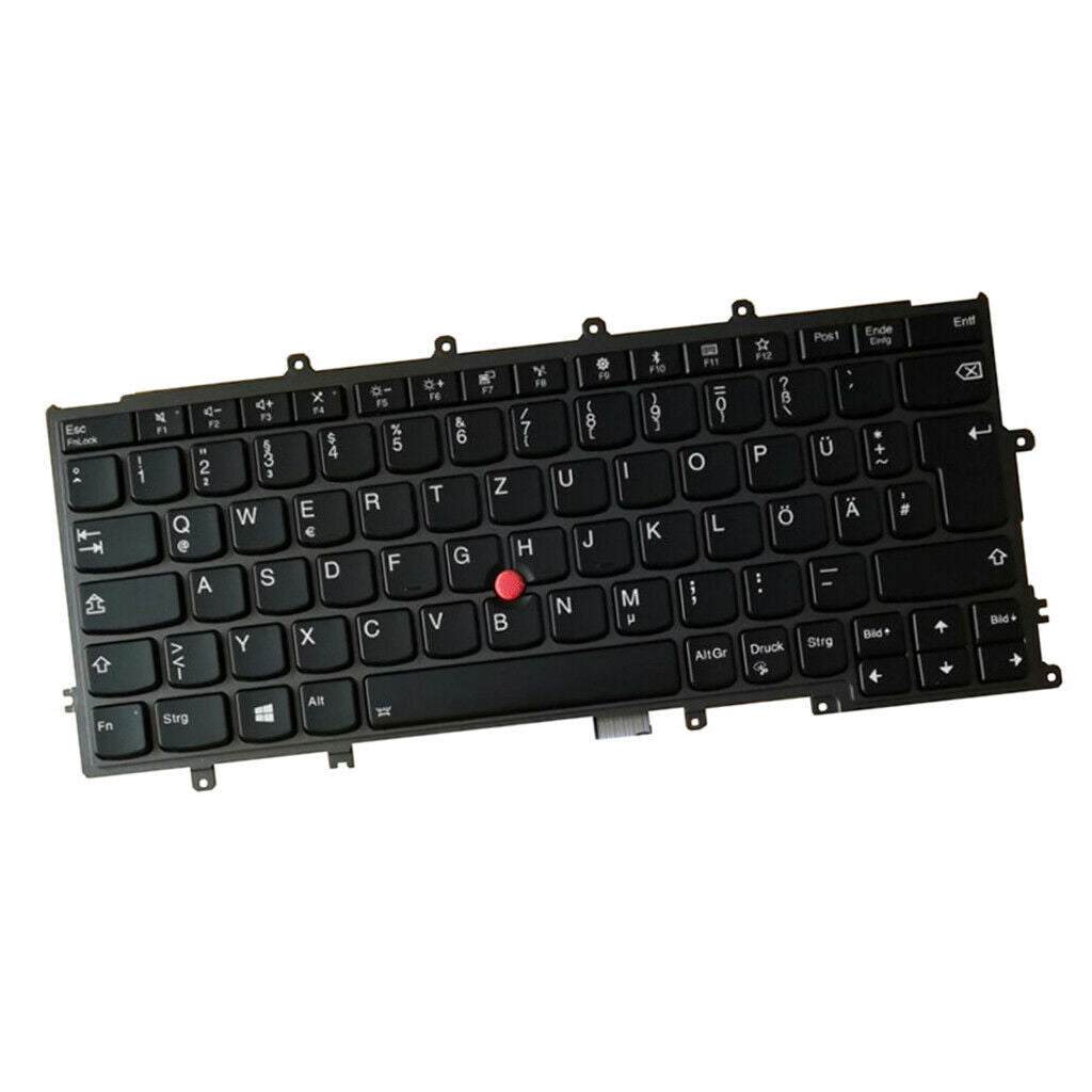New Keyboard Backlight GER Layout for Lenovo Thinkpad X250 Series Black