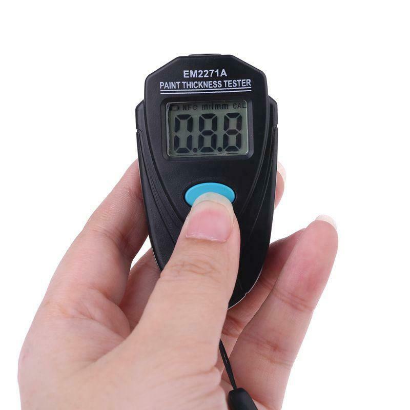 Digital Fe/NFe 0.00-2.20mm Thickness Tester Car Auto Paint Coating Gauge EM2271A