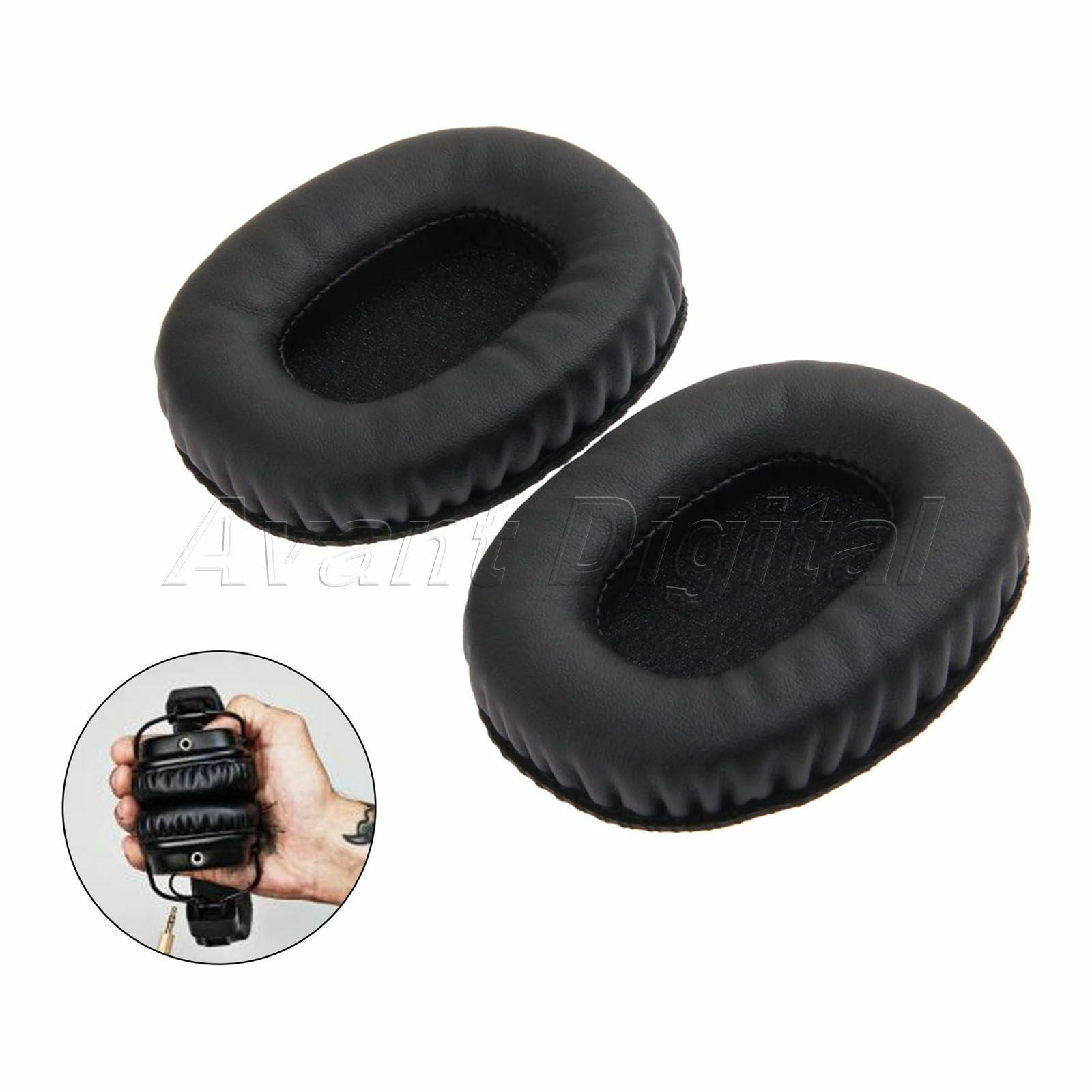 Replace Acc Foam Ear Pads Cushion For Headphone Marshall Monitor Over-Ear Stereo