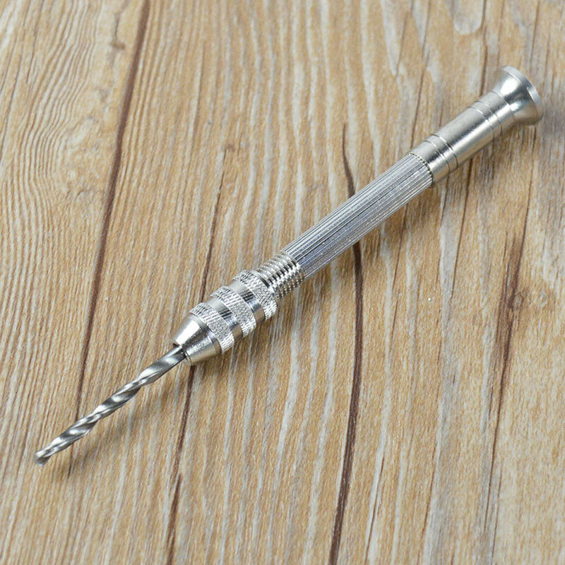 Mini Micro HSS High-Speed Steel Straight Shank Hand Drill and 10pcs Twist Drills