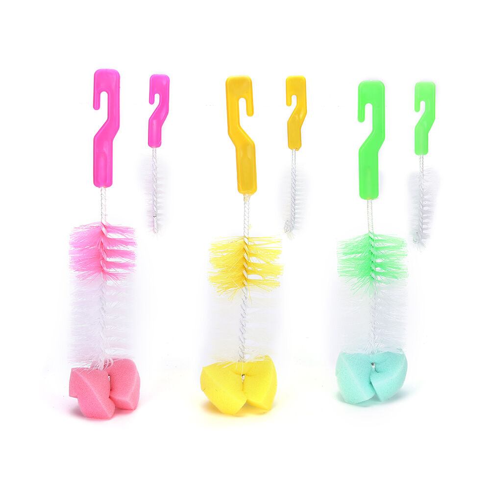 Teat Teapot Nozzle Spout Tube Nylon Cleaning Baby Milk Bottle Nipple Brus.l8