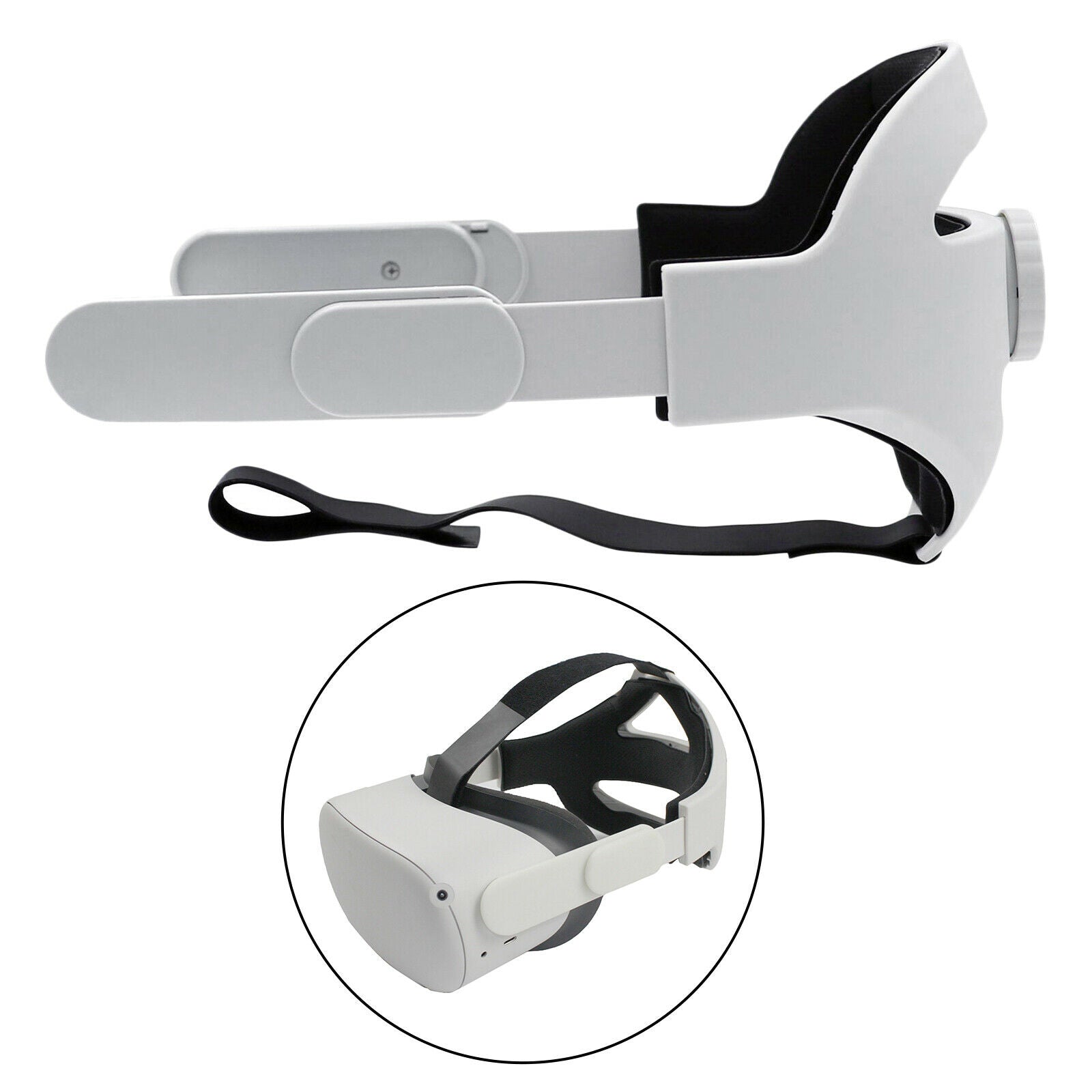 Adjustable Headband Head Strap Replaces for   Quest 2 w/ Head Cushion