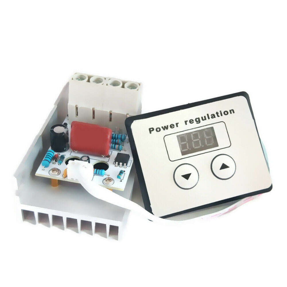 10000W SCR Digital Control Voltage Regulator Dimmer Thermostat+Digital Meters