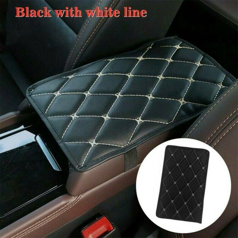 Universal Soft Auto Car Leather Armrest Pad Center Console Box Cover Cushion