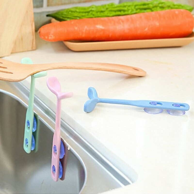 Soup Spoon Rack Sucker Sink Cutlery Shelf Sink Suction Cup Holder Spoon ShelBDA