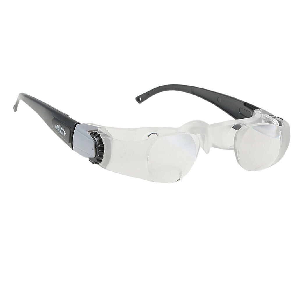Max TV Television Reading Glasses 2.1X View Reading Magnifier