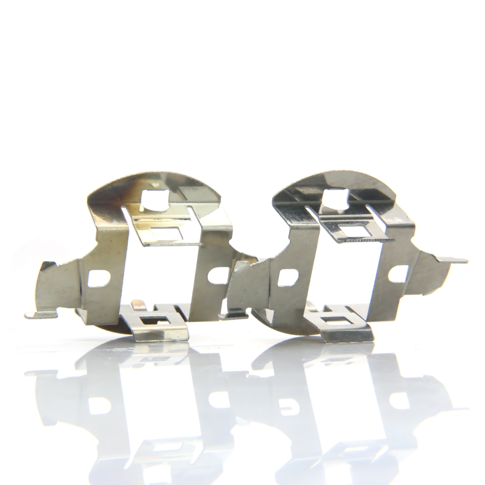 2pcs Auto HID Bulb Holder Adapter Headlight Headlamp Metal Retainer Clip H7 H022