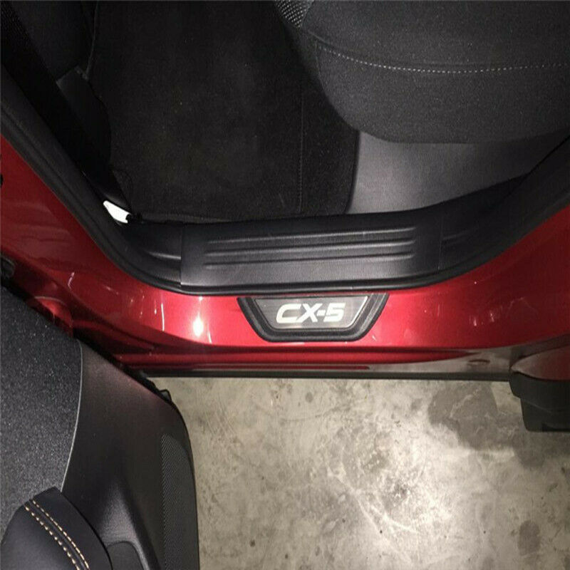 For Mazda CX-5 Cx5 2017-2020 Door Sill Scuff Plate Pedal Protect Car Accessories
