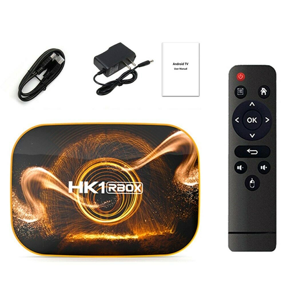 Hk1 Pro Android10.0 Tv Box With Mini Wireless Keyborad Quad-Core 4K Media Player