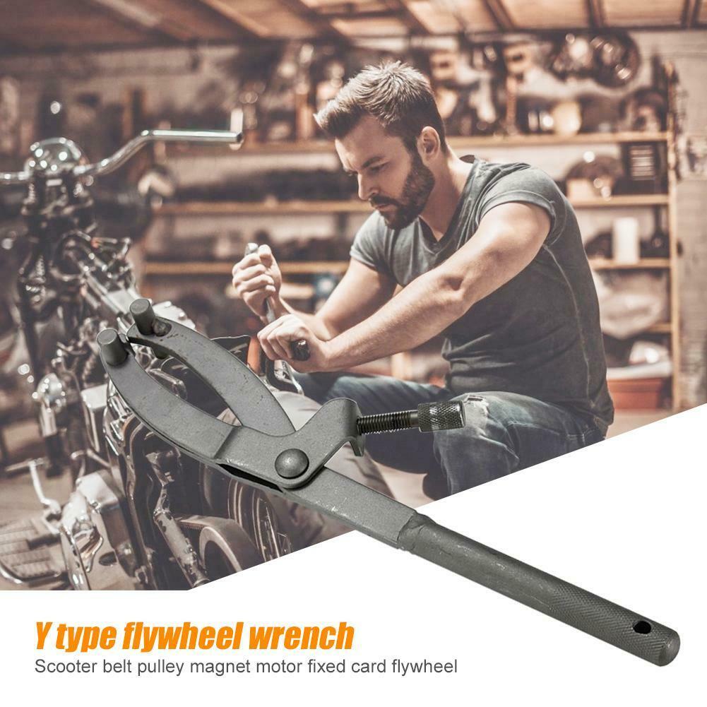Y-type Magneto Fixed Clamp Flywheel Wrench Motorcycle Maintenance Tools @