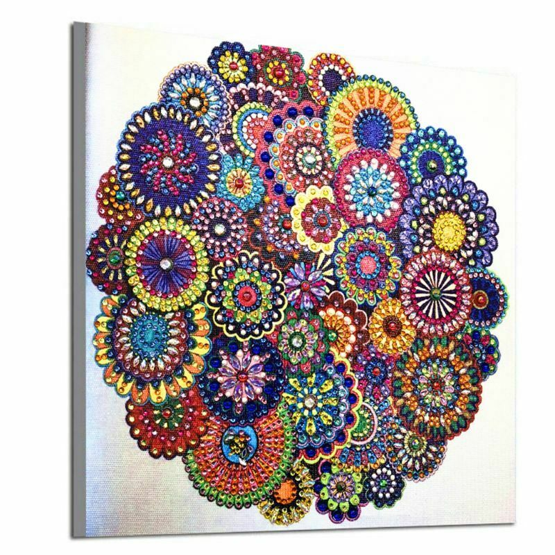 Special Shaped Diamond Painting Mandala Embroidery Rhinestone Cross Stitch 5D