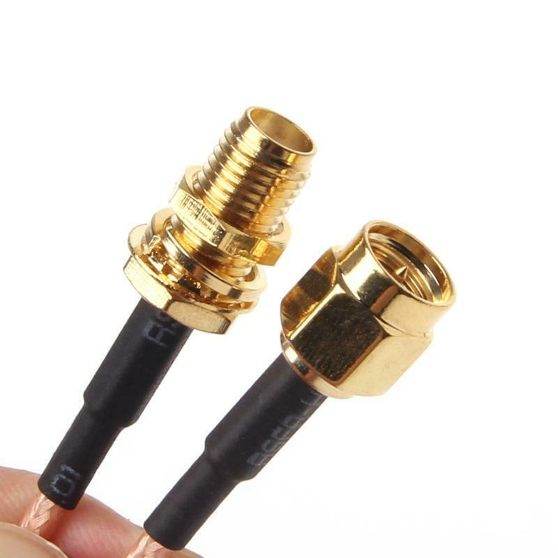 50cm RG316 Cable SMA Male Plug To SMA Female Jack Jumper Pigtail 20" FPV Wire