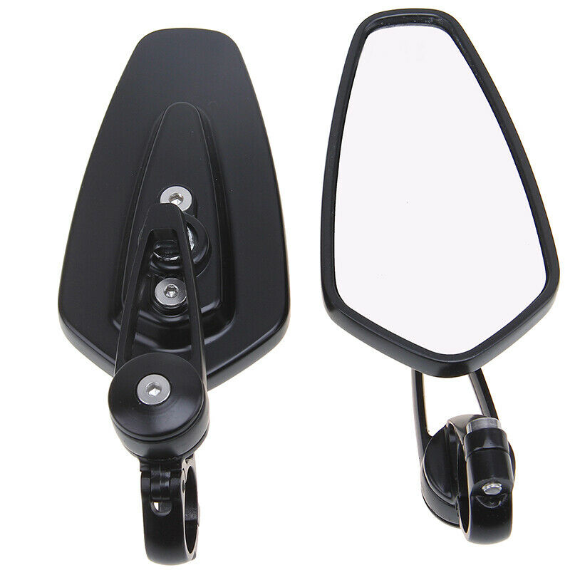 7/8 22mm Universal Motorcycle Scooter ATV Rearview Mirrors 180 Degree Adjustable