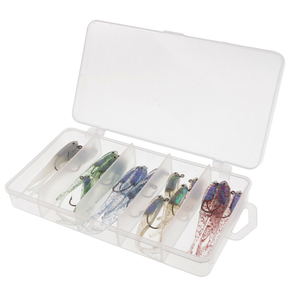 20pcs   Small   Soft   Fishing   Lure   Sea   Freshwater   Fishing   Bait   Jig