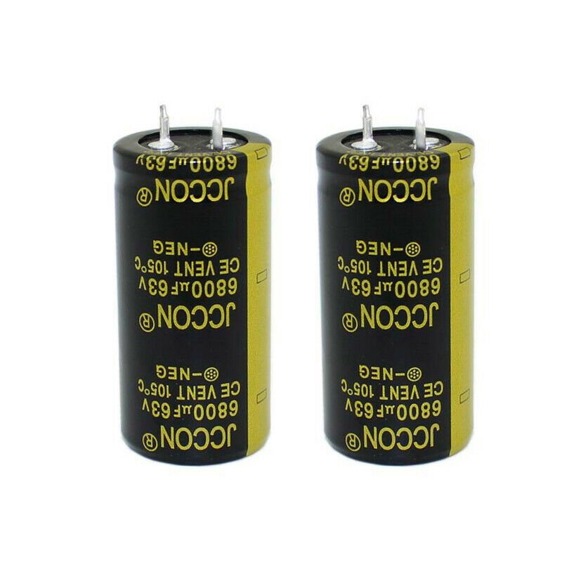 1pcs 63v6800uf Aluminum electrolytic capacitor Audio filter capacitor 25x50mm
