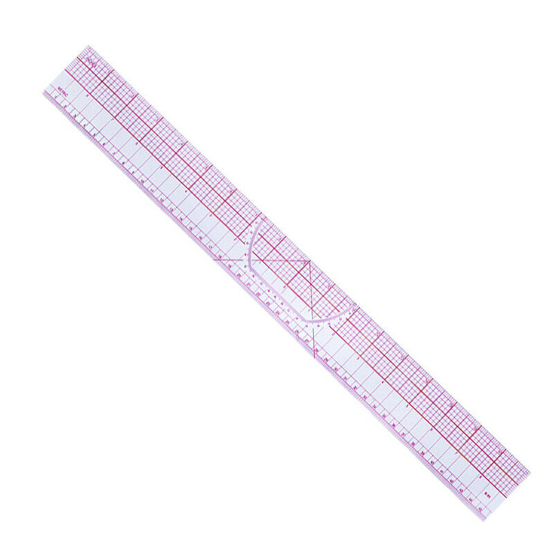 Plastic Sewing Tailor Shared Double Side Metric Straight Ruler Cutting Ru.l8