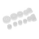 11pcs/set Plastic Gear Worm Cogs for Kids Stem Project Learning Toys Modeling