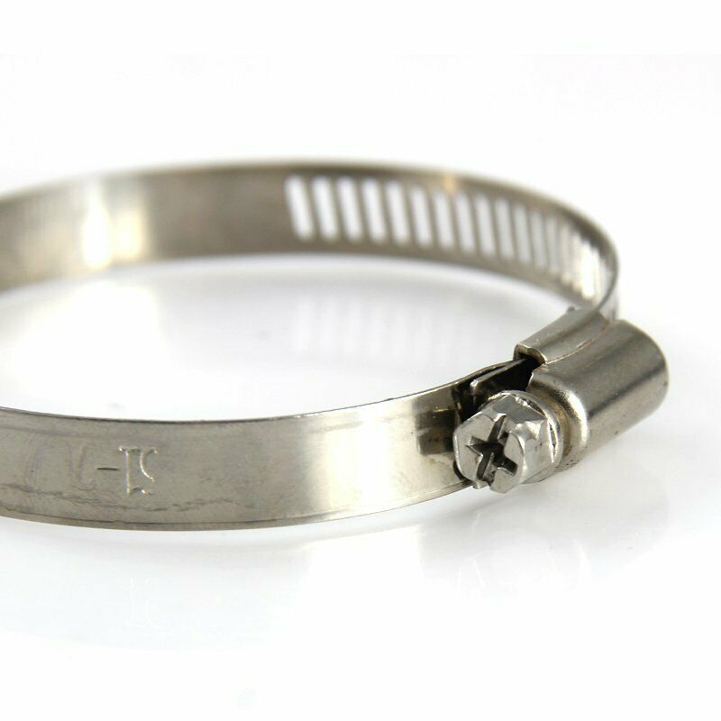 1X Chrome-plated Motorcycle Exhaust Pipe Heat Shield Cover Guard & 51-70mm Clamp