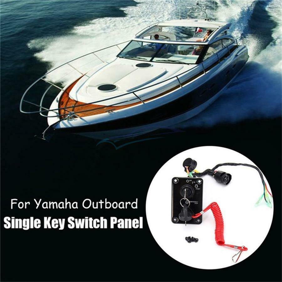 70 x 110MM/ 2.8 x 4.3" Key Switch Panel For Yamaha Single Vertical Control Yacht