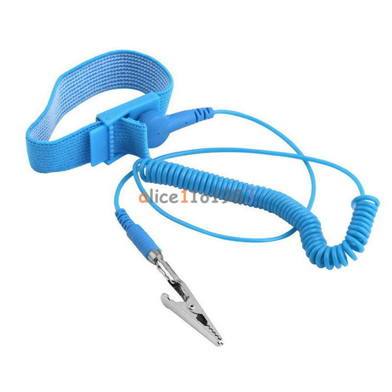 2PCS Brand Anti Static ESD Wrist Strap Discharge Band Grounding Prevent Static