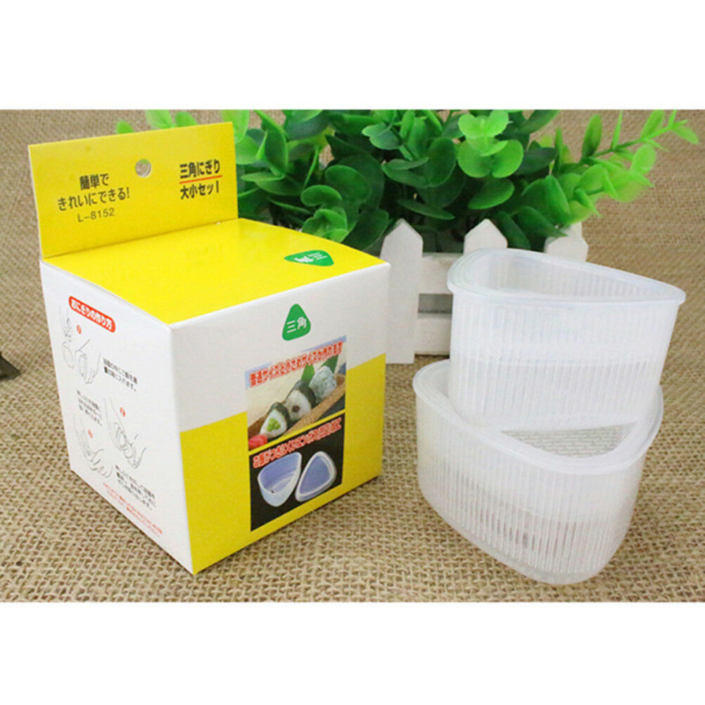 2 PCS/1 Set Sushi Mold Onigiri Rice Ball Bento Press Maker Mold DIY Too F.l8