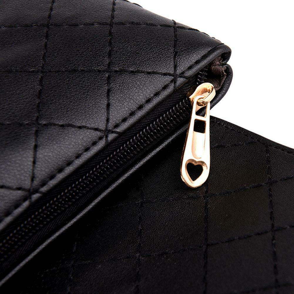 Elegant Diamond Lattice PU Handbags for Women Crossbody Shoulder Flap Bags @
