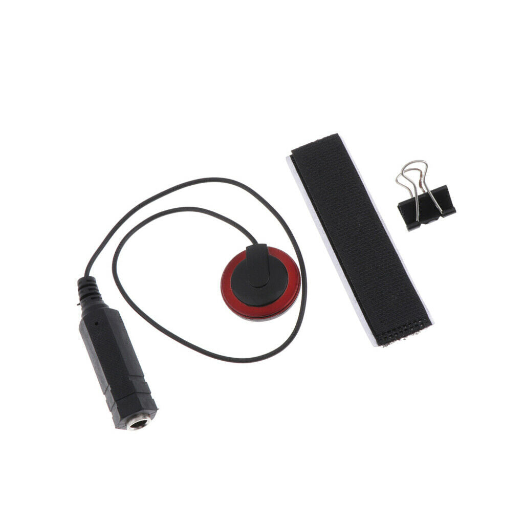 Piezo Contact Microphone Pickup with Clamp For Acoustic Guitar Violin Banjo
