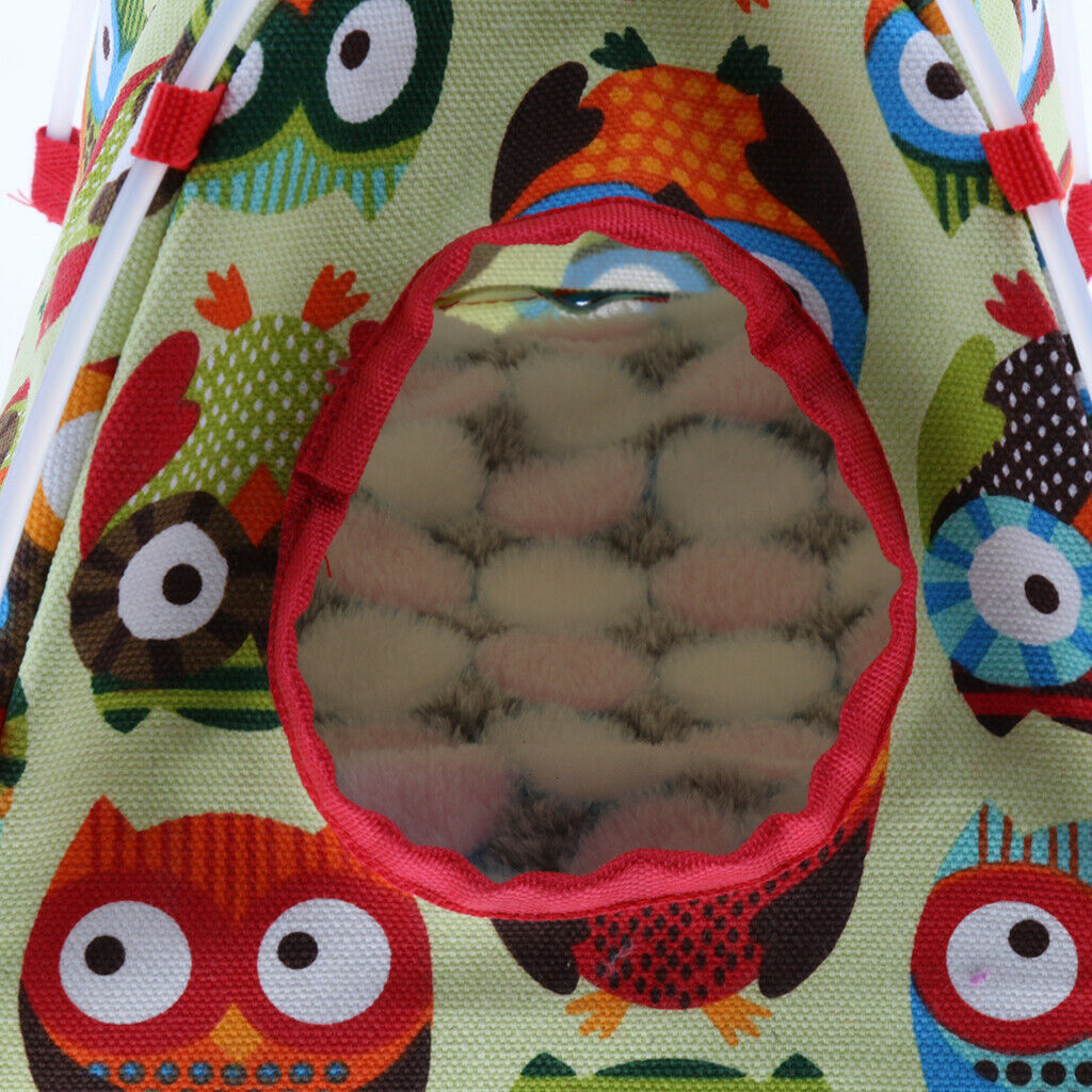 2 Size Bird Hammock, Parrot Hanging Tent, Bird Nest, Cage Decor for Small and
