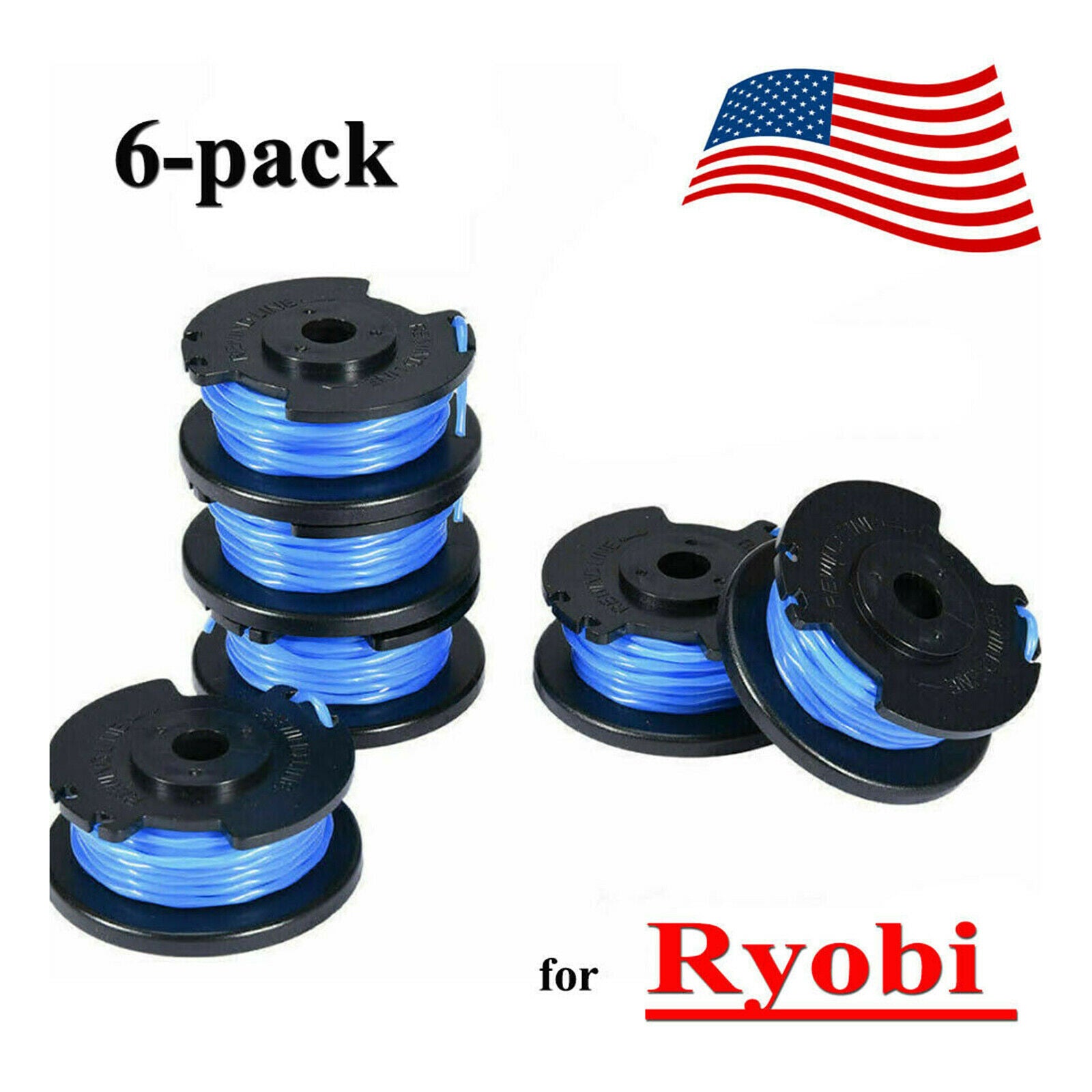 AC14RL3A String Trimmer Spool for Ryobi  + 24V 18V 40V Cordless Trimmers