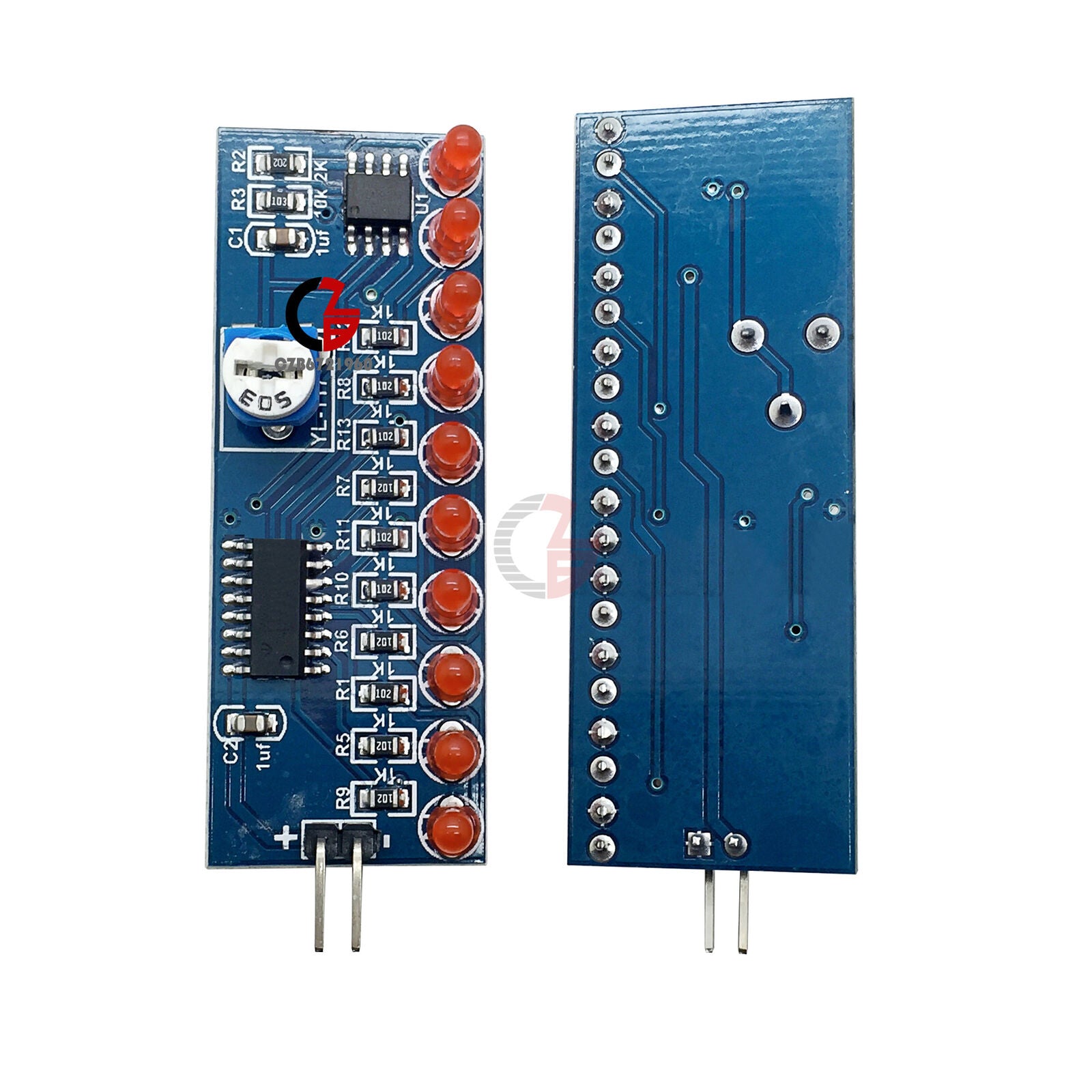 2PCS LED Chaser Flowing Water Light NE555 Module + CD4017 Circuit Driver Cycle