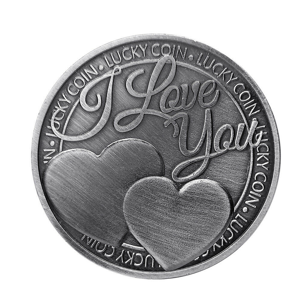 Romantic Couples Souvenir Coin Commemorative Coin Sentimental Love Lucky Coin