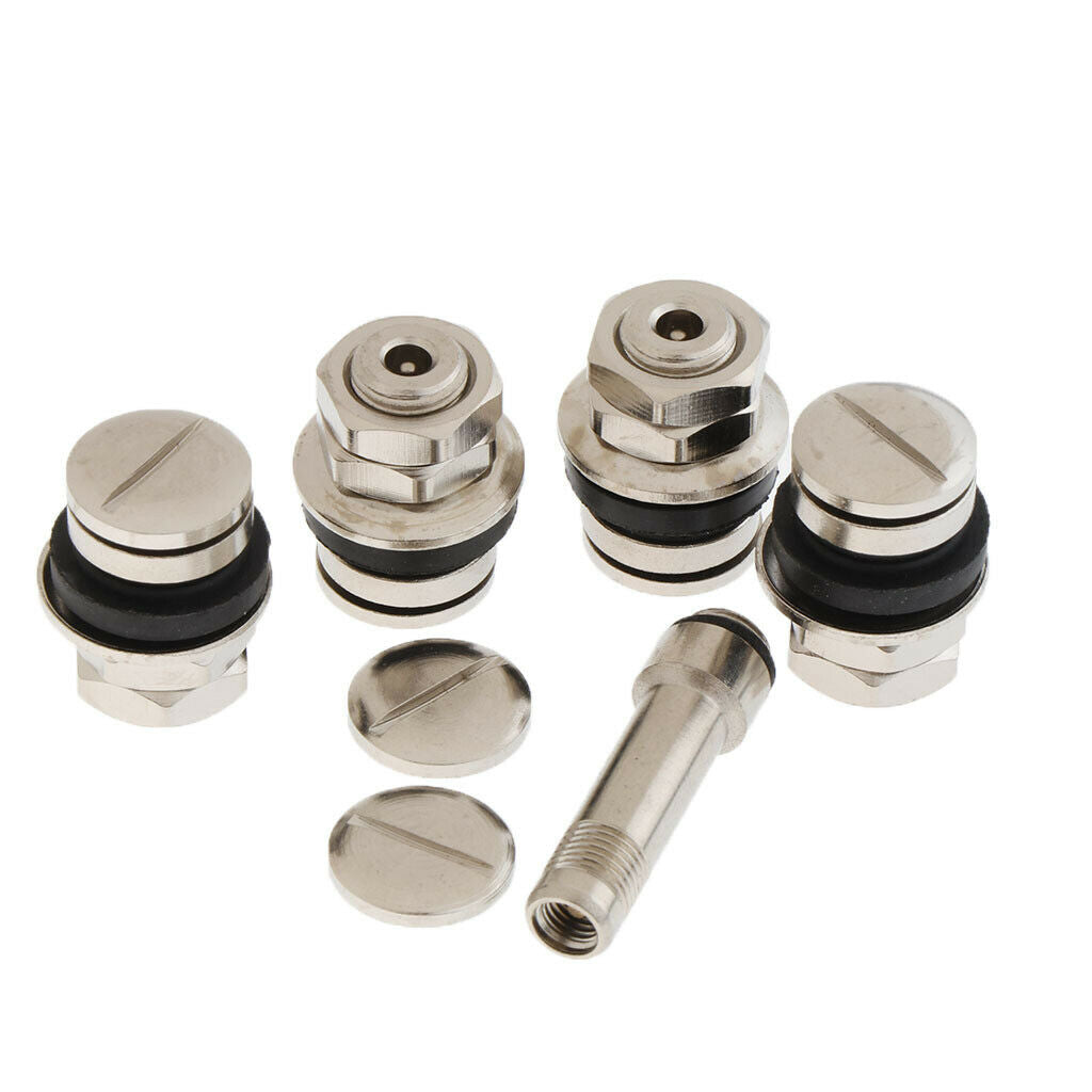 4 PCS Tubeless Wheel Dust Caps Tire Valve Stems ,Vehicle Universal fit
