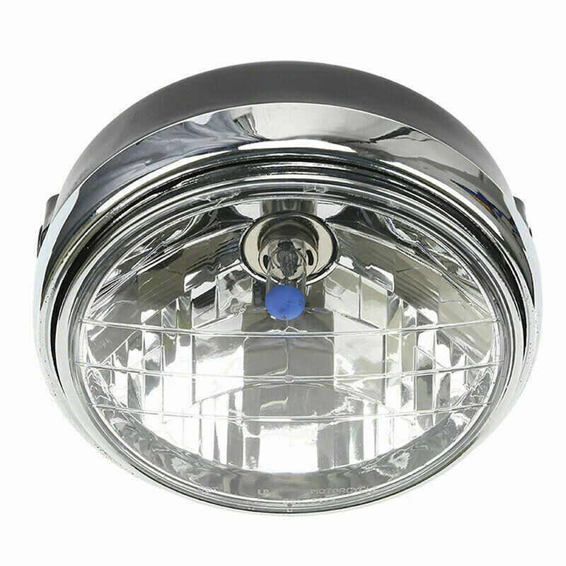 Universal 12V Motorcycle Headlight H4 Halogen Hernia Lamp For CB400 CB500 CB XC