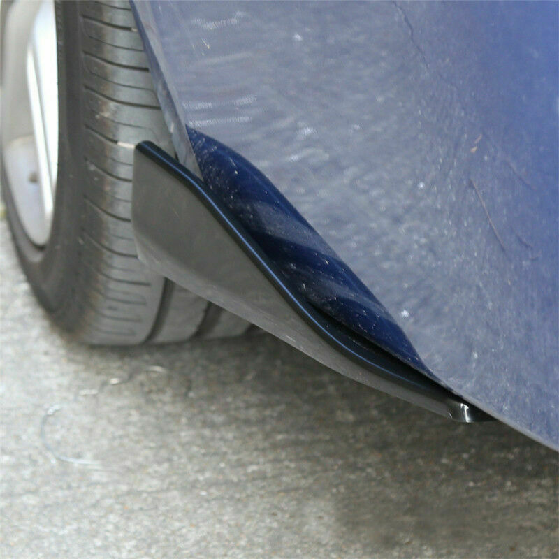 Universal Car Bumper Spoiler Rear Lip Side Skirt Rocker Wings 35cm  /13.78" ABS