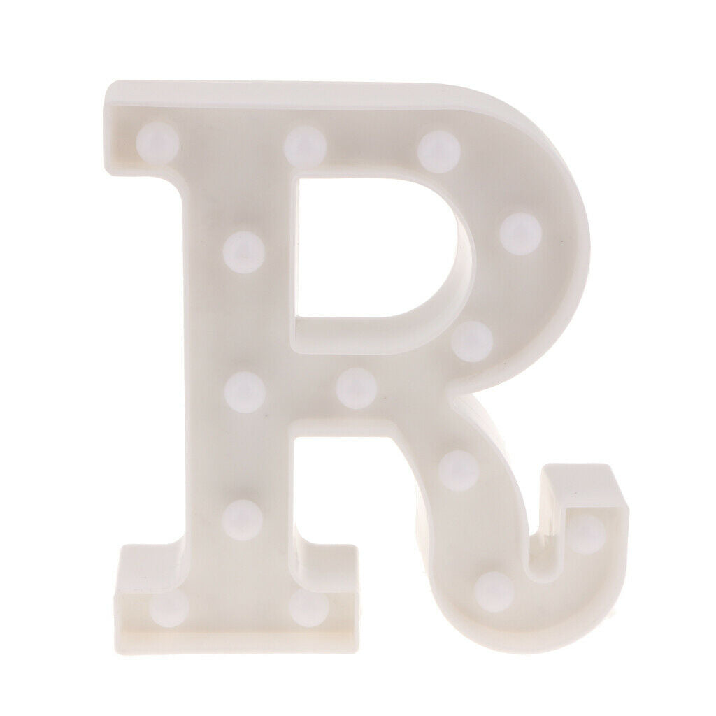 2Pcs LED Alphabet Light Romantic Marquee Letter Light Light Up Hanging Home