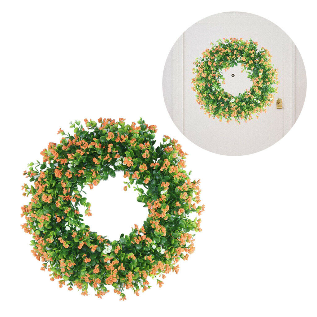Artificial Eucalyptus Leaves Wreath All Seasons Wedding Festival Decoration