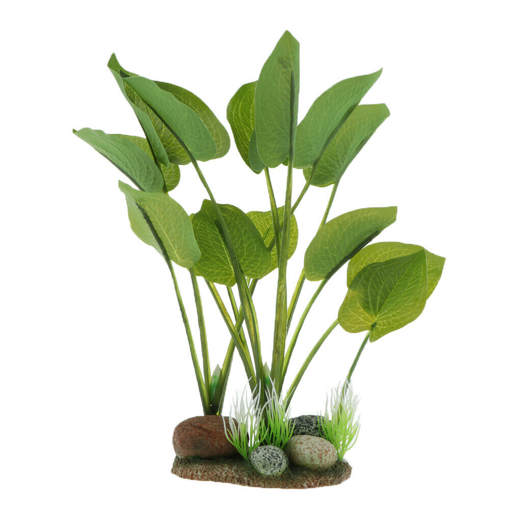 2x Reptile Grass Plants Underwater Plants For Reptile Lizards Fish Tank
